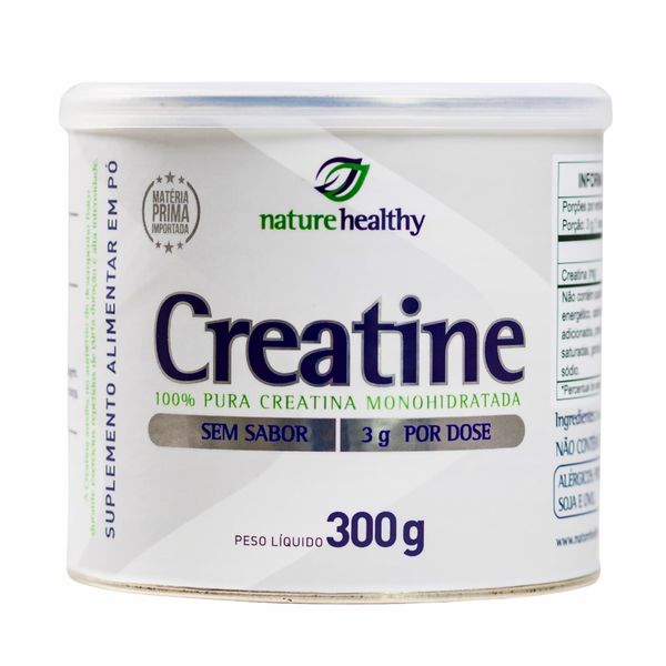 CREATINA MONOHIDRATADA 100% PURA 300GR NATURE HEALTHY