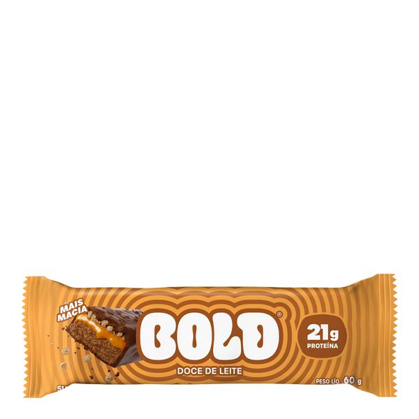 Barra de Proteína Bold Doce de Leite 21g de Proteínas 60g