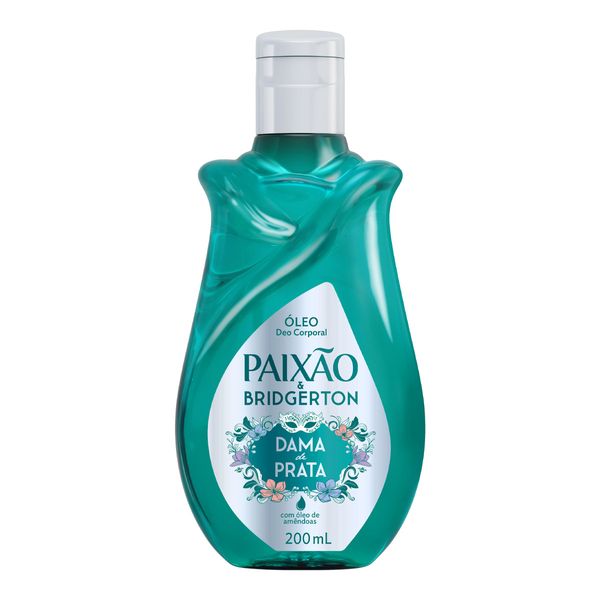 Óleo Corporal Paixão & Bridgerton Dama de Prata com Amêndoas 200ml
