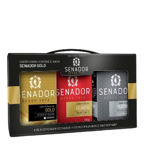 Kit Memphis 5 Sabonetes Senador 130g Cada