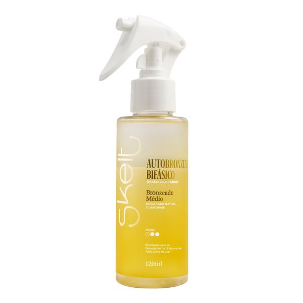 Autobronzeador Skelt Bifasico Bronzeado Médio 120ml
