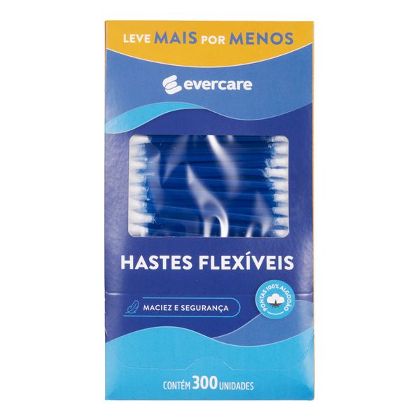 Hastes Flexiveis Ever Care 300 Unidades