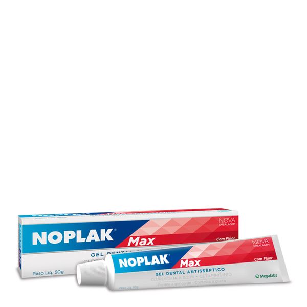 Pasta de Dente Gel Noplak Max 50g