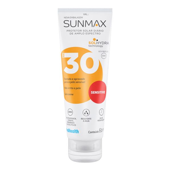Protetor Solar Facial Sunmax FPS 30 Sensitive 60g