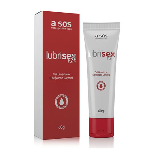 Gel Lubrificante Lubrisex Hot Vermelho A Base Agua 60g Gel Lubrificante Lubrisex Hot Vermelho A Base Agua 60g