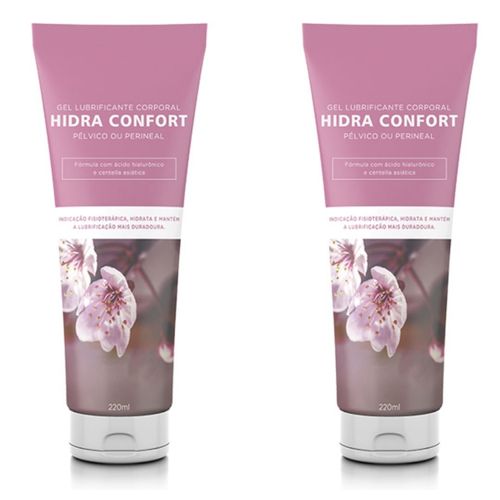 Kit 2 Gel Ácido Hialurônico Intimo Hidratante Hidra Confort - 220ml