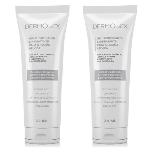 Kit 2x Gel Hidratante Intimo Feminino Com Ativos Naturais 220ml