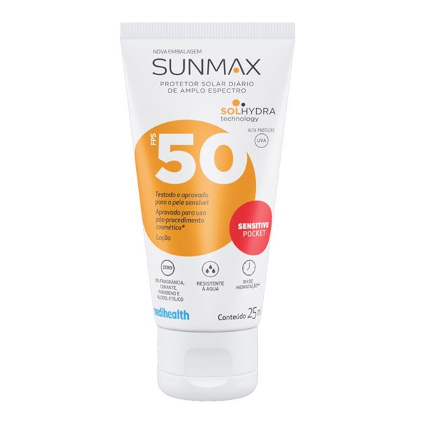 Protetor Solar Facial Sunmax FPS 50 Sensitive 25ml