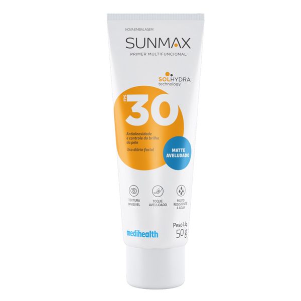 Primer Diário Sunmax Matte Aveludado FPS 30 50g