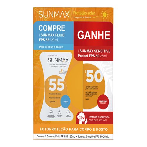 791130---Kit-Protetor-Solar-Sunmax-FPS55-120ml---60ml- 791130---Kit-Protetor-Solar-Sunmax-FPS55-120ml---60ml-
