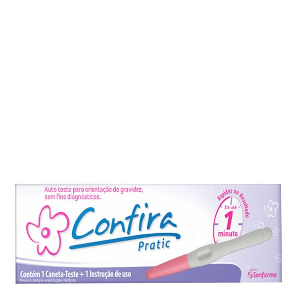 Teste De Gravidez Caneta Confira Pratic 1 Unidade