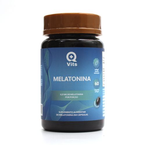 Melatonina QMaisVits 60 Cápsulas Softgel