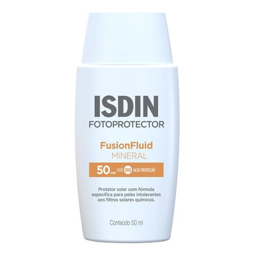 Protetor Solar Facial Isdin Fps 50 Fusion Fluid Mineral 50Ml