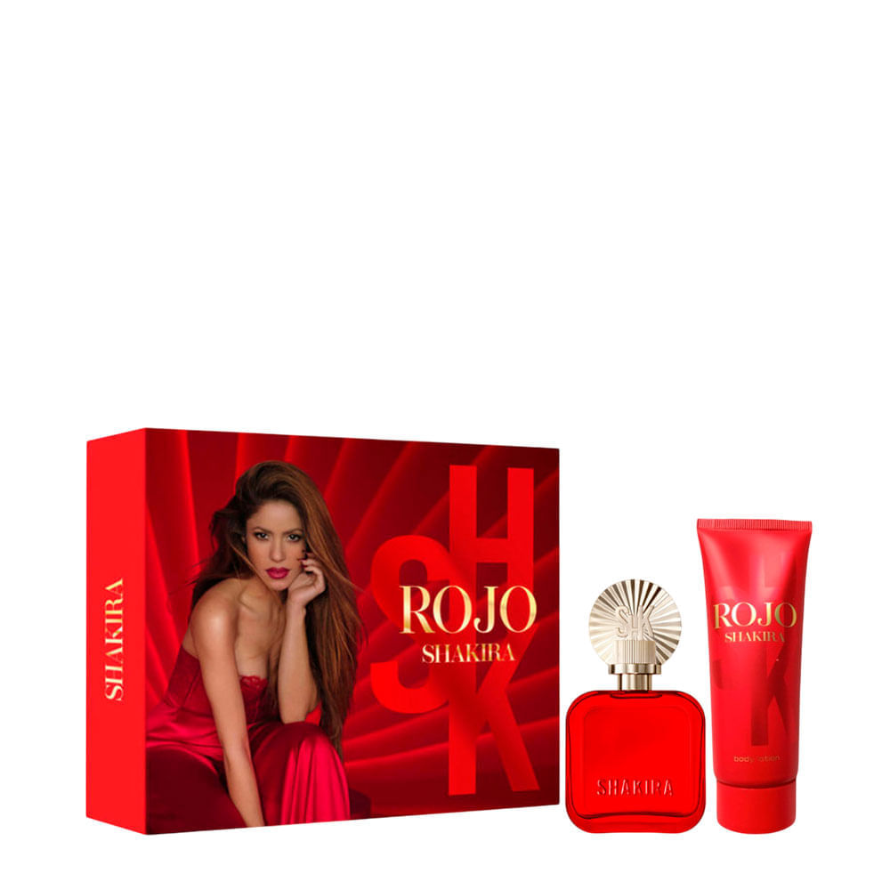 Kit Shakira Rojo Feminino - Eau de Parfum 80ml + Body Lotion 75ml
