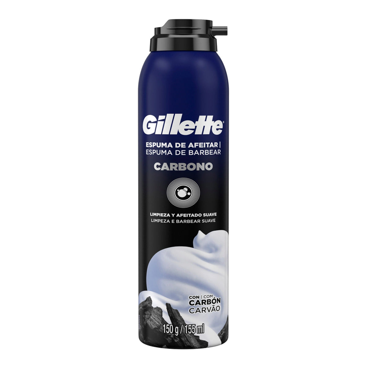 Espuma de Barbear Gillette Carbono 150g