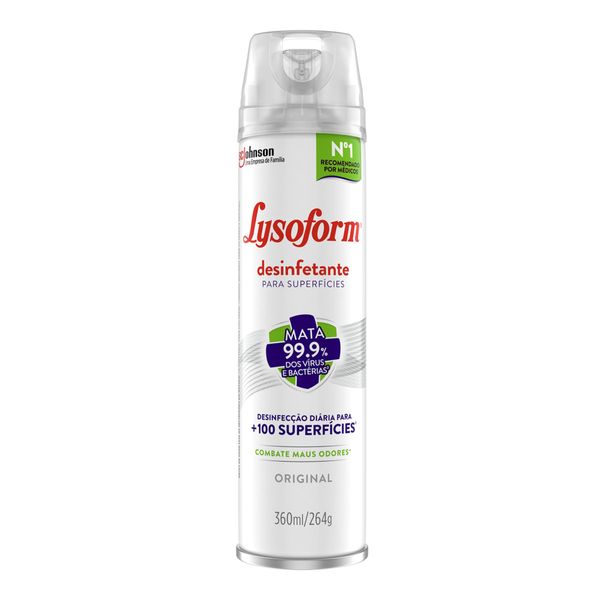 Desinfetante Lysoform Spray Original 360ml