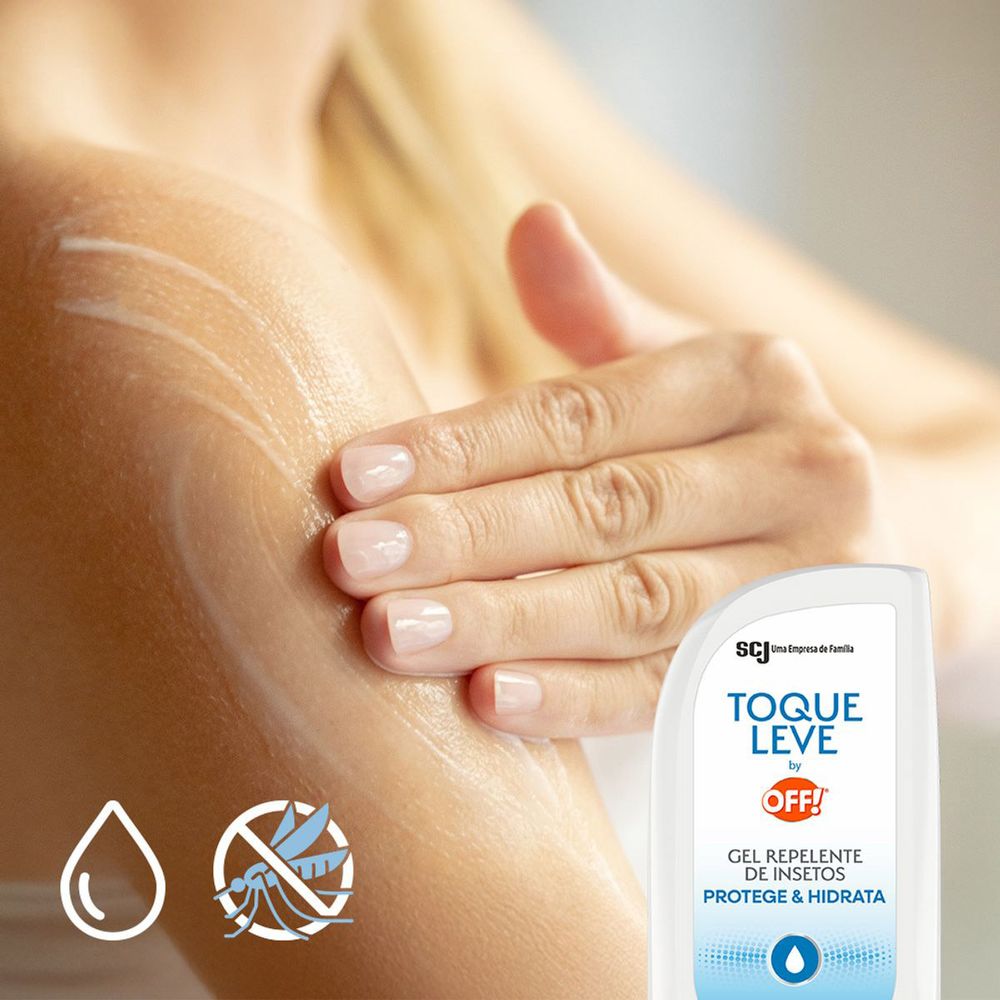 Repelente Off! Toque Leve Glicerina e Icaridina100g Gel - Drogaria