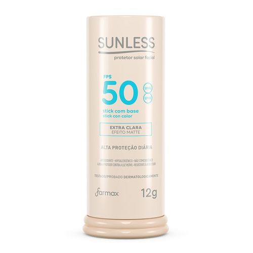 798096---Protetor-Solar-Facial-Sunless-Stick-com-Base-Extra-Clara-FPS50-12g-1