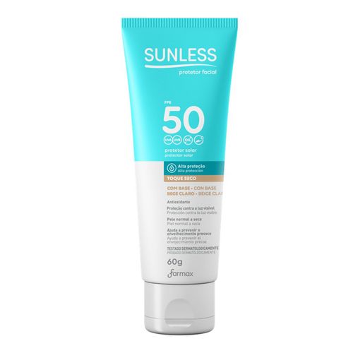 847259---Protetor-Solar-Facial-Sunless-FPS50-Toque-Seco-Cor-Bege-Claro-60g-1
