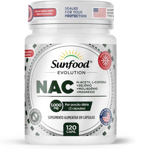 NAC SELENIO MOLIBDENIO MAGNESIO 120 CAPS SUNFOOD EVOLUTION
