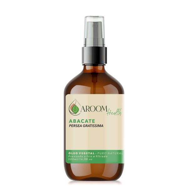Óleo Vegetal de Abacate 100% puro - 500 ml Aroom Health