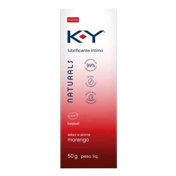 Lubrificante Íntimo Ky Naturals Morango 50g
