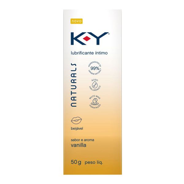 Lubrificante Íntimo Ky Naturals Vanilla 50g