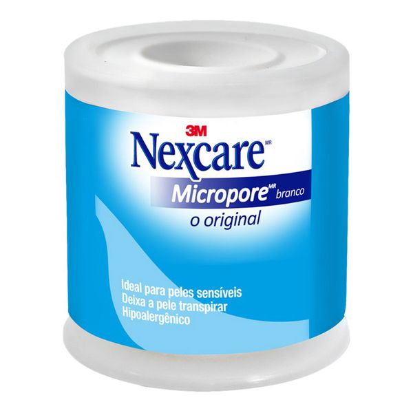 Fita Micropore Nexcare 3M Branca 50mm x 4,5m