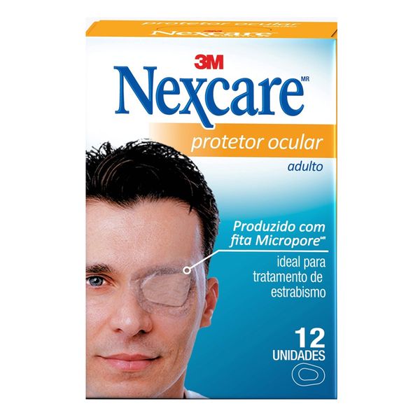 Protetor Ocular Adulto Nexcare 3M 12 Unidades