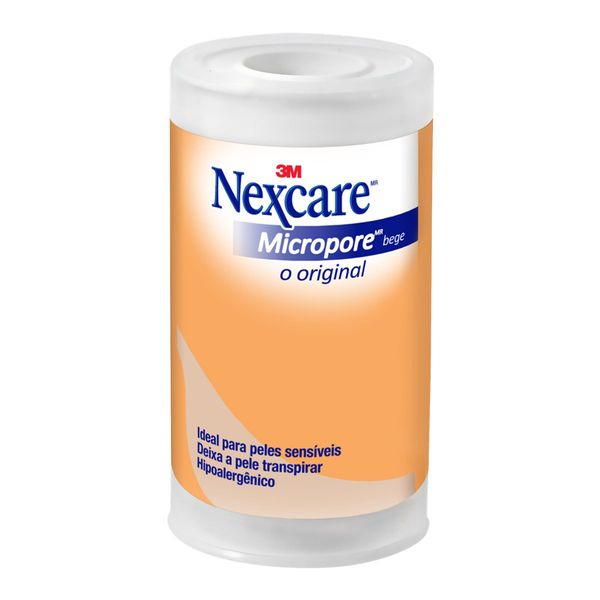 Fita Micropore Nexcare 3M Bege 100mm x 4,5m