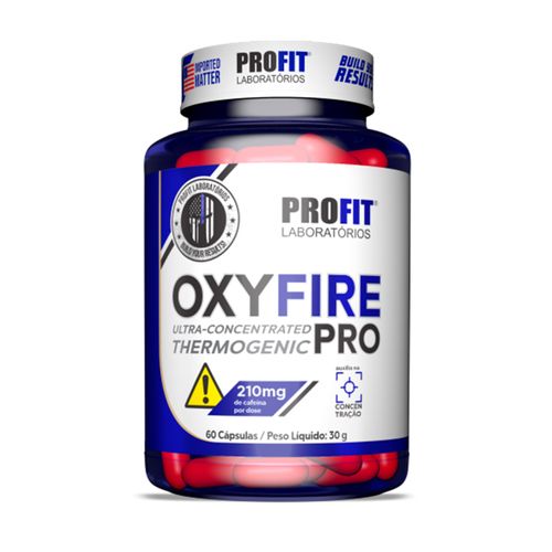 Termogênico Oxy Fire Pro 60 Capsulas Profit