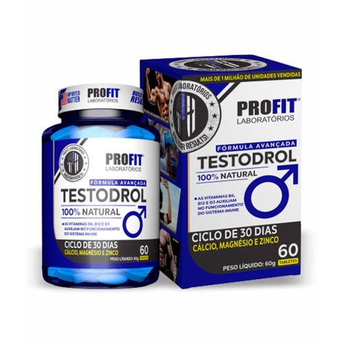 Suplemento Vitaminico Testodrol 60 Tabletes Profit