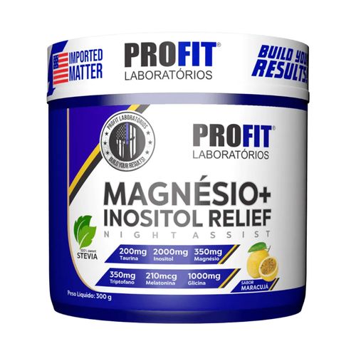 Relief Magnésio 350mg e Inositol 2000mg Maracujá Profit