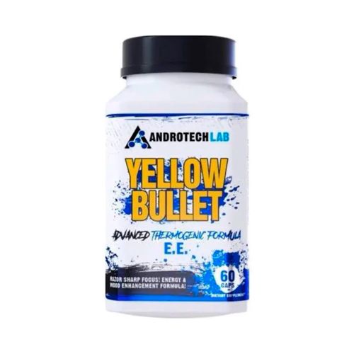 Termogênico Yellow Bullet 60 Capsulas Androtech Lab Termogênico Yellow Bullet 60 Capsulas Androtech Lab