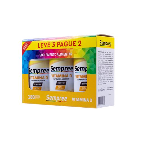 Sempree VIT D Kit 180 cápsulas