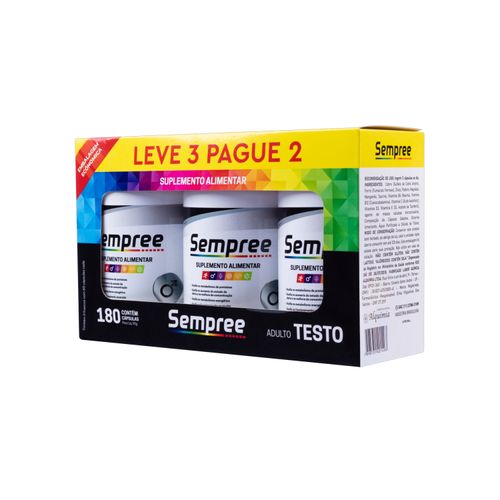 Sempree Testo Kit 180 cápsulas