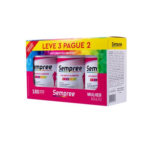 Sempree Mulher Kit 180 cápsulas