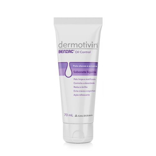 Dermotivin Benzac Oil Control Sabonete Líquido 70ml Dermotivin Benzac Oil Control Sabonete Líquido 70ml