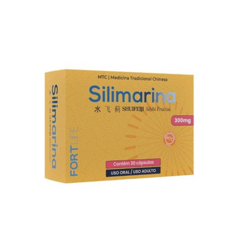Suplemento Alimentar Silimarina 300mg Fortlife 30cps