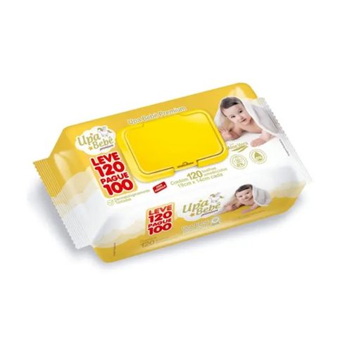 Toalhas Umedecidas Upa Bebê Premium 120unid Toalhas Umedecidas Upa Bebê Premium 120unid