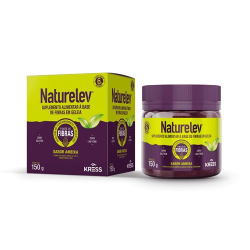 Naturalev Suplemento Alimentar à Base de Fibras em Geléia Ameixa Kress 150g