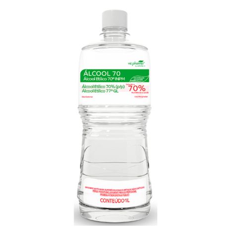 Alcool Etílico 70% 1000mL - Vicpharma
