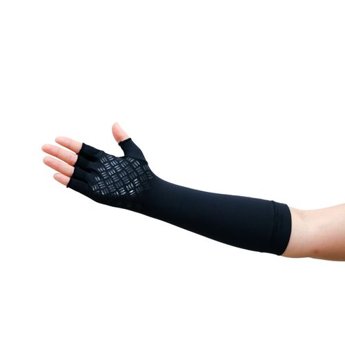 Luva de Proteção Solar Longa Cor Preta - Flambé P P Preto