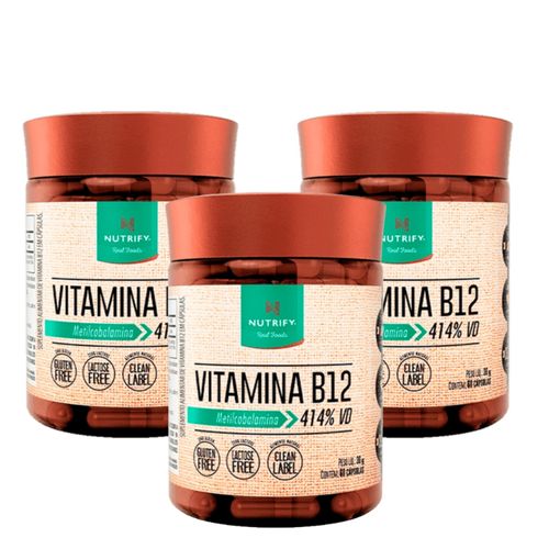 Kit3 Tryptophan 190mg Aminoácidos L-Triptofano 60 Caps Nutrify Sem Sabor Kit3 Tryptophan 190mg Aminoácidos L-Triptofano 60 Caps Nutrify Sem Sabor