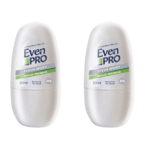 Kit c/2 Unidades de Desodorante Rollon 50ml Even Pro Fresh Sport Kit c/2 Unidades de Desodorante Rollon 50ml Even Pro Fresh Sport