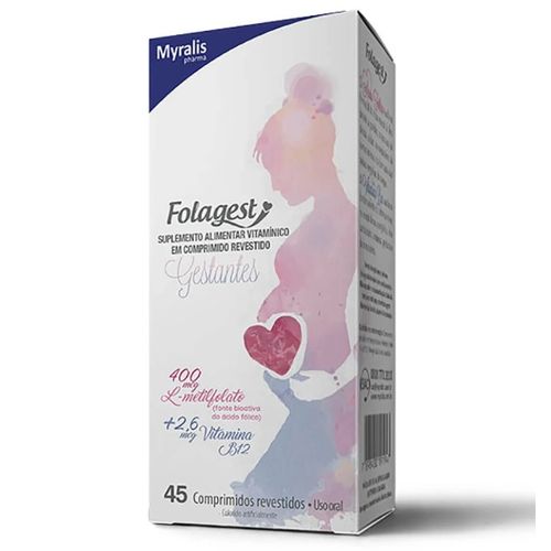 Folagest Gestantes Suplemento Alimentar Myralis 45cpr
