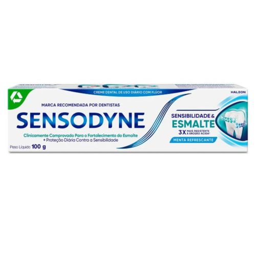 Sensodyne Creme Dental Sensibilidade e Esmalte Menta 100g
