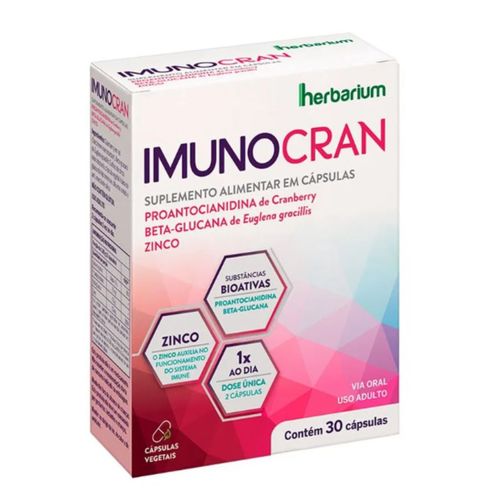 Imunocran Suplemento Alimentar Herbarium 30cps