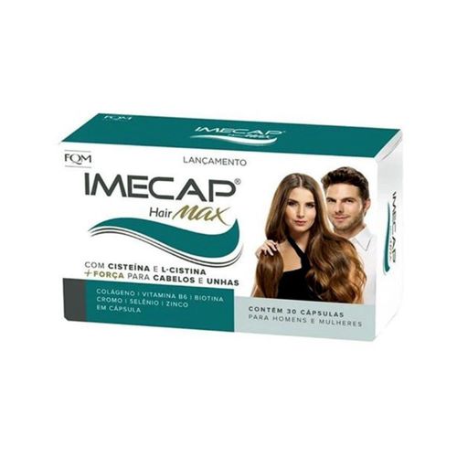 Imecap Hair Max - Tratamento Cabelo e Unhas - 30 caps Imecap Hair Max - Tratamento Cabelo e Unhas - 30 caps