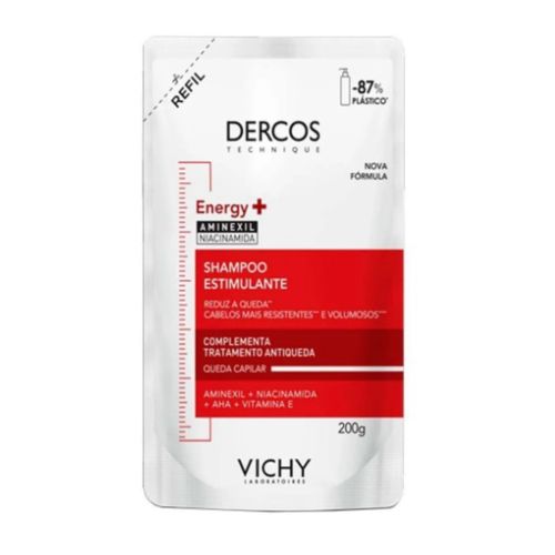 Dercos Vichy Energy+ Shampoo Estimulante Refil 200g